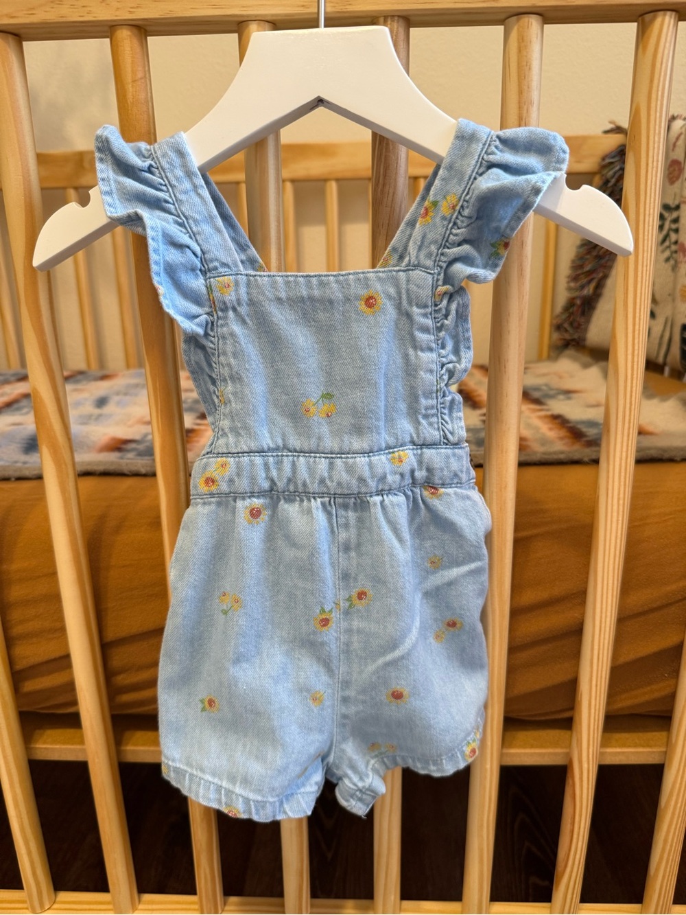 Old Navy Baby Sunflower Overalls